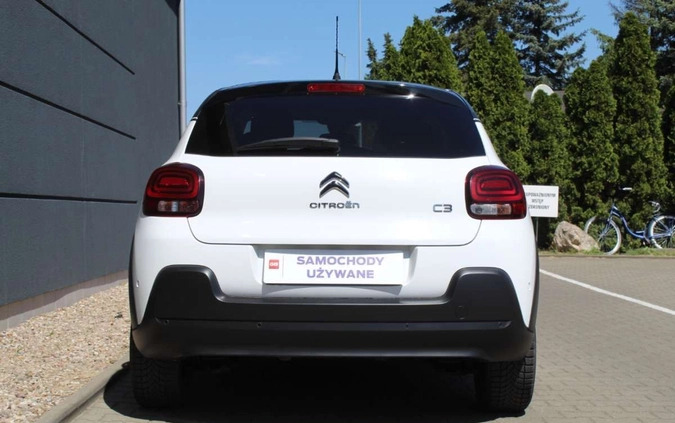 Citroen C3 cena 43900 przebieg: 76999, rok produkcji 2017 z Raszków małe 667